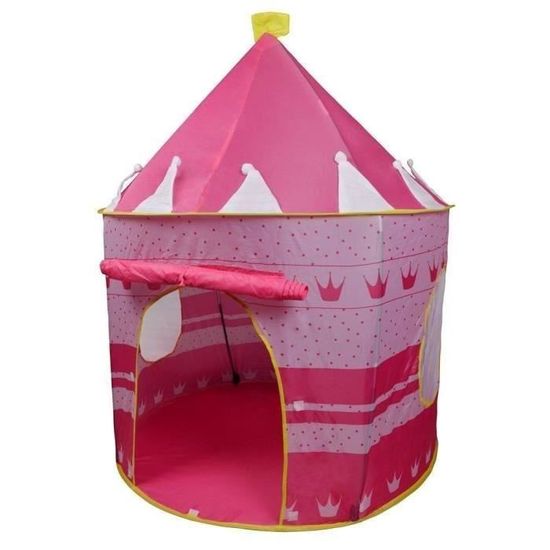 Tente enfant maison Princess Rose - Disney Princesses - 135 cm de haut - Pour filles à partir de 5 ans