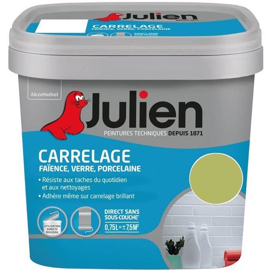Peinture Carrelage Brillant 0 75l Vert Pomme Achat Vente