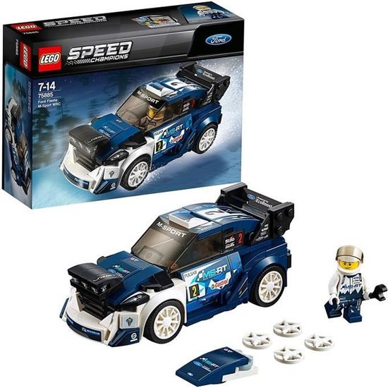 Jeu de Construction LEGO Speed Champions - Ford Fiesta WRC M-Sport - 75885