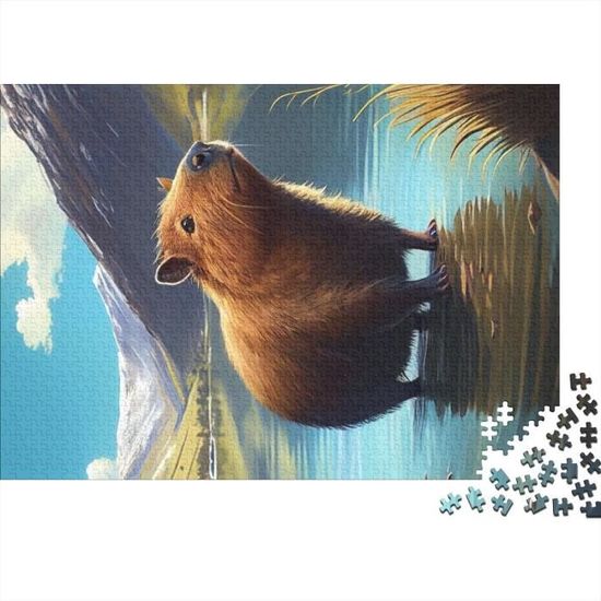 Puzzle 300 Pièces Capybara Animaux Puzzles Puzzle En Bois Assemblage ...