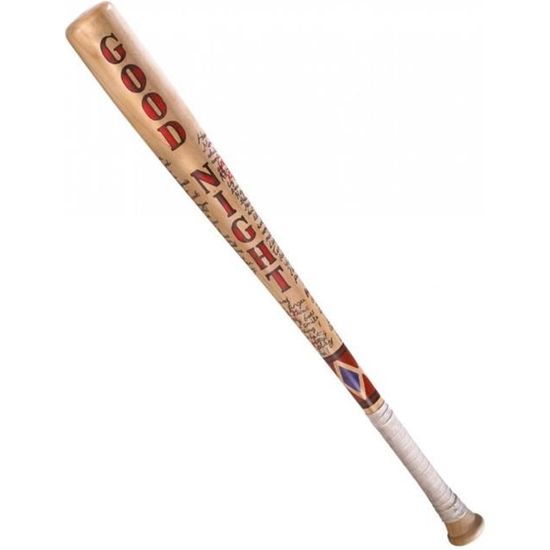 Batte De Baseball Harley Quinn Suicide Squad En Bois - Longueur 84 Cm, Neuve