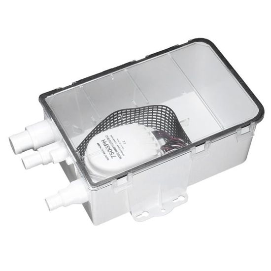 Système de vidange de douche avec pompe de cale pour bateaux, camping-cars Système de vidange de douche avec pompe de cale pour bateaux, camping-cars
