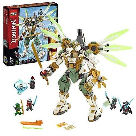 Jeu de construction LEGO NINJAGO - LEGO - Le robot Titan de Lloyd - 876 pièces - 6 minifigurines incluses