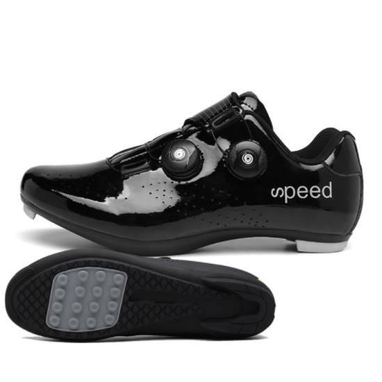 Chaussures De Cyclisme VTT SURWIN - Compatibles SPD - Taille 36-46 Unisexe - Respirantes, Antidérapantes - Avec Cales Et Boulons