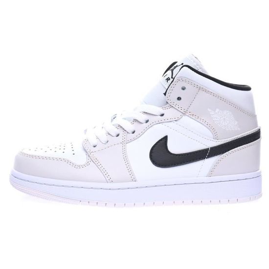 Basket Wmns Air-Jordan 1 Mid SE Barely Rose Femme et Homme BQ6472-500 Blanc - Cdiscount Chaussures