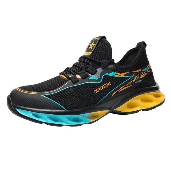 Chaussures De Sécurité Légères Homme Femme ISOOUS - Embout Acier Antidérapantes Basket Securite