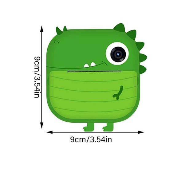 Appareil Photo Instantané Enfants – 1080p, Impression Couleur, 5 Rouleaux Papier + 32 Go + Stylos, Dès 3 Ans