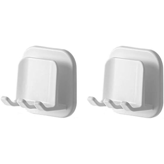 MIUONO Lot De 4 Supports Muraux Pour Plaques De Poids Olympiques 5,1 Cm - Capacité 150 Kg Par Support
