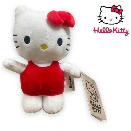 Longue Chemise De Nuit Hello Kitty Rouge à Carreaux Fille XS (4-5 Ans) Neuve
