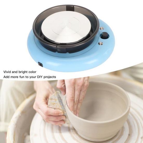 Roue de poterie électrique bricolage outils en céramique Mini Machine