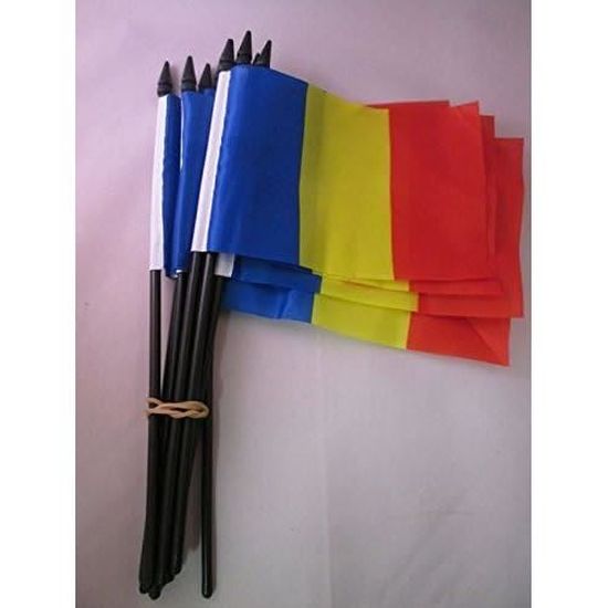 Drapeau Roumanie 60x90 Cm - Polyester Résistant, Oeillets Métalliques, Intérieur/extérieur, Couleurs Vives - 5