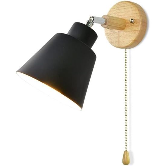 Applique Murale Avec Prise Et Interrupteur - Bras Articulés Réglables 260°, Douille E27, Style Industriel Vintage - Pour Chambre, Salon