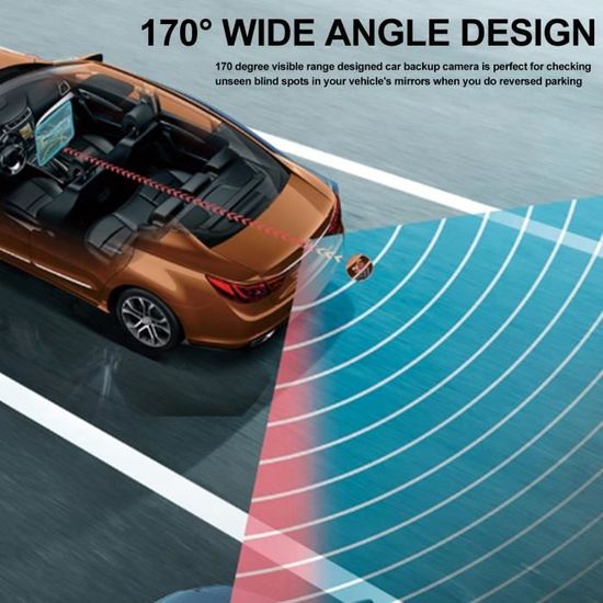 Caméra De Recul CCD HD Pour Mercedes SLK R171 / CLS W219 - Angle 170°, Étanche IP67, Résolution 728x580