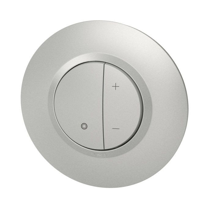 Legrand - Interrupteur Variateur Dooxie Universel - 2 Fils Sans Neutre - 125W LED - Blanc - Réf : 600060A - Vente Matériel Électrique