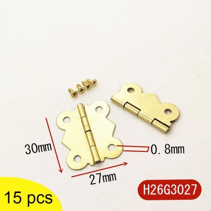 Ncheli 6 Pcs Charnières Antiques,Charniere Decorative Charniere De