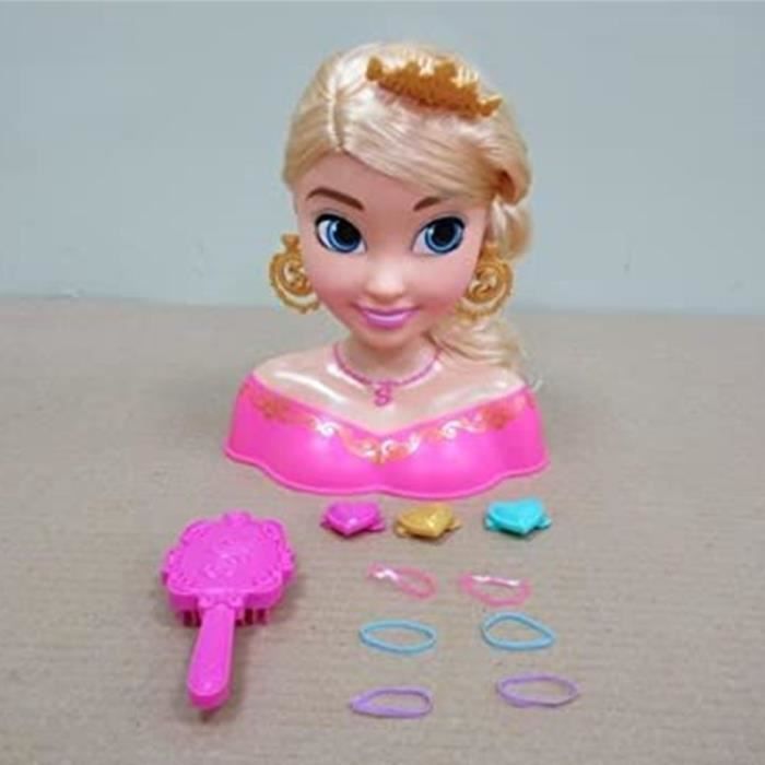 Girl Model Toys têtes buste avec cosmétiques princesse bijoux costume de poupée pour enfants