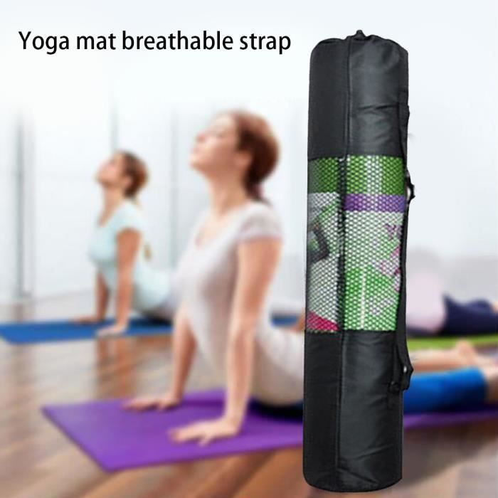 Tapis de yoga Sac à dos Tapis de yoga Sac en filet respirant Épais Sac à dos étanche QN756