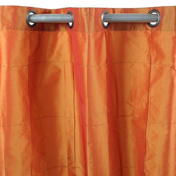 WILLIAM rideau Taffetas (150x250cm) cuivre - Mo...