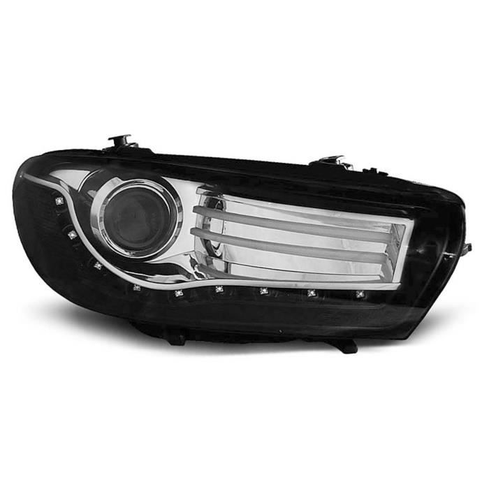 Paire de feux phares VW Scirocco 08-14 Daylight Led Noir