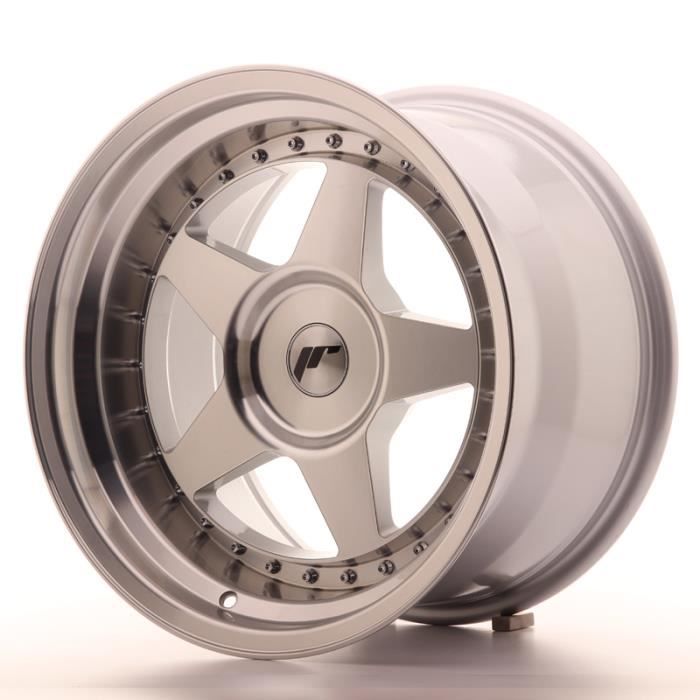 Jante Alu 17- Japan Racing JR6 17x10 ET0-20 Blank Mach Silver