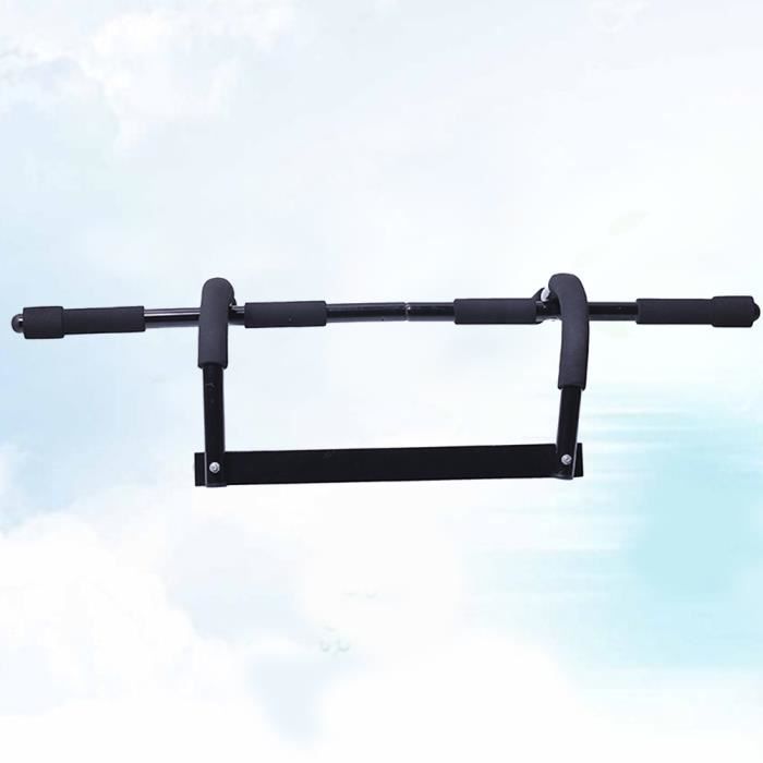 Barre de Traction Murale Dips Fitness Sport Musculation Pull Up 120kg(noir) -min