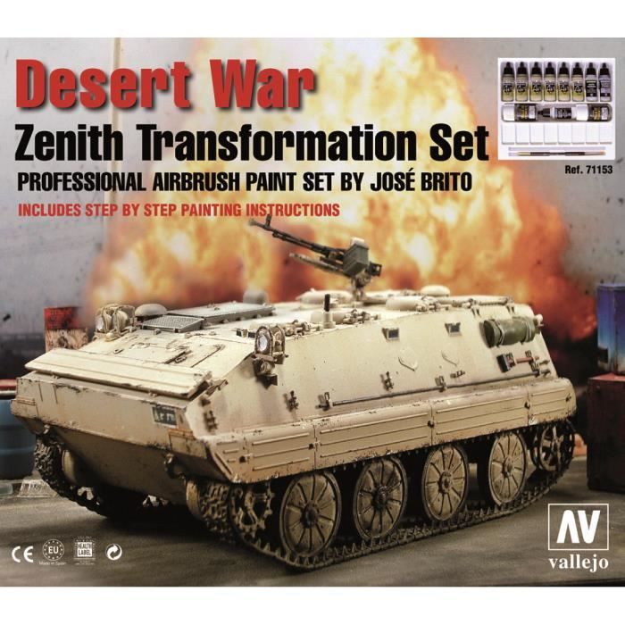 Vallejo Model Air Set - Desert War Set - (VAL71153)