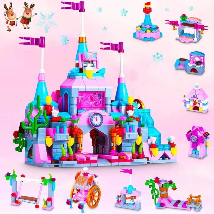 VEHICULE A CONSTRUIRE ENGIN TERRESTRE A CONSTRUIRECOOLJOY Princesse Jouets de Construction pour Filles, 25 en 1 Blocs de Const423