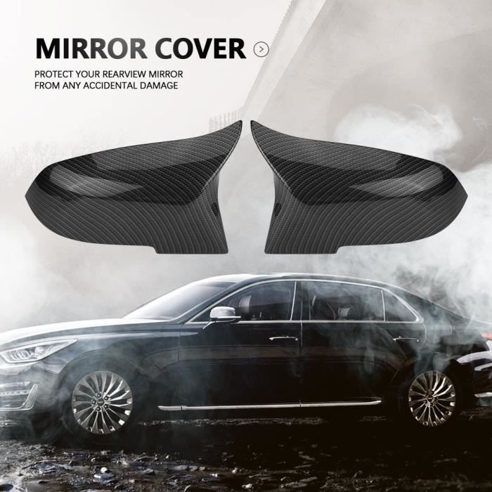 ZJCHAO Couvercle de rétroviseur 1 paire de capuchon de rétroviseur pour BMW 220i 328i 420i F20 F21 F22 F30 F32 F33 F36 X1 E84