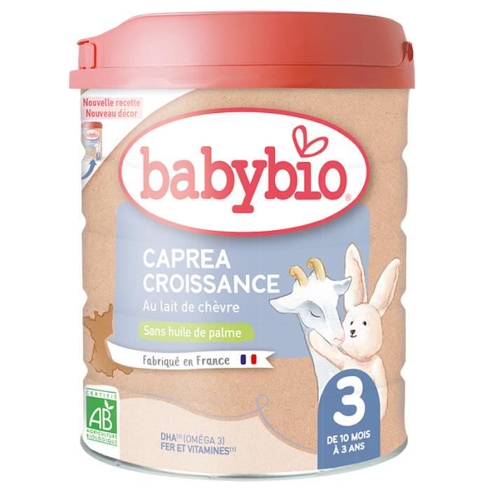 Babybio - Caprea 3 - Lait de chèvre Bio - 800g - Bébé Dès 10 mois