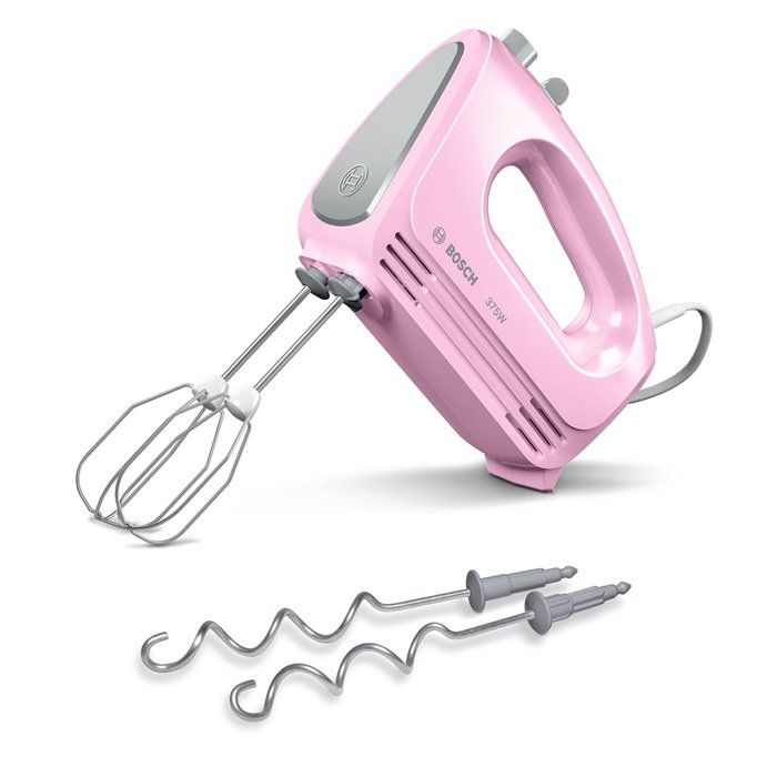 Bosch CleverMixx MFQ2210K Batteur à main 375 Watt gentle pink-light gray