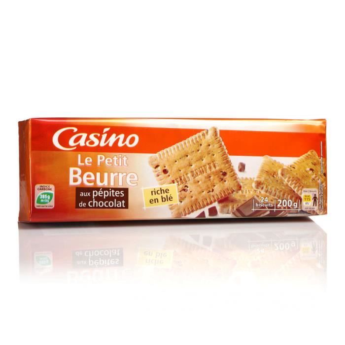 Petits-beurre pépites de chocolat - 200 g