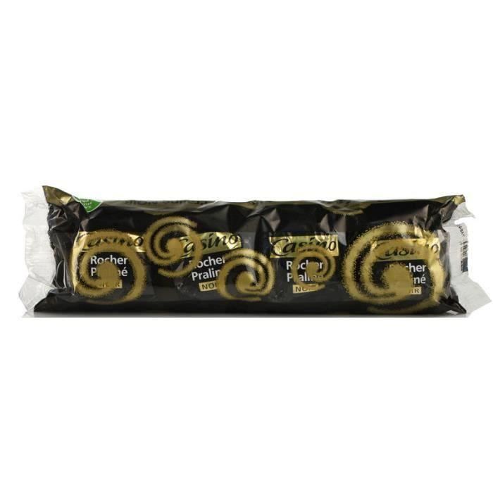 Rochers pralinés chocolat noir - 4x 35 g
