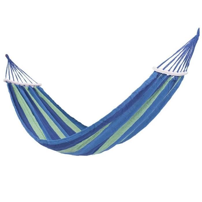 Hamac suspendu au camping, portable Hammock léger Hammock Hammock Camping Hammock Lightweight Hamall Strap bleu