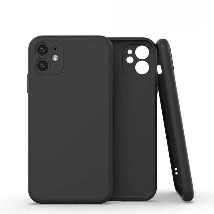 Coque Silicone Pour iPhone 12 / iPhone 12 Pro Couleur Noir Protection Objectif Appareil Photo Little Boutik Couleur :
