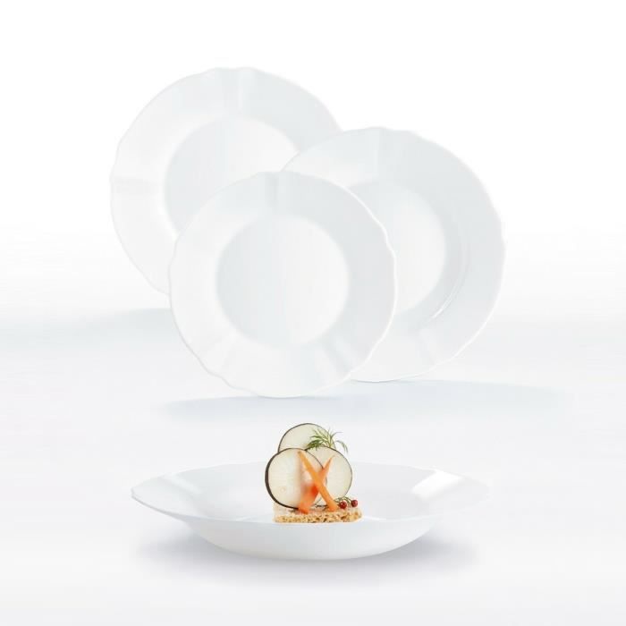 Service de table 18 pièces Louis XV Luminarc