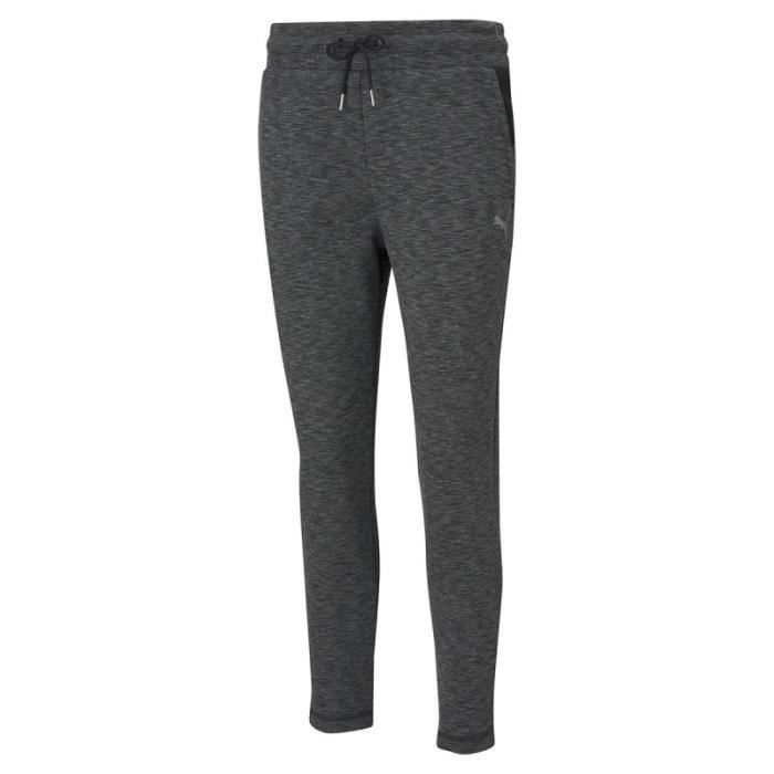 Pantalon de survêtement Puma EVOSTRIPE - Réf. 585948-01. Couleur : Noir. Détails. - Taille élastique avec cordon de serrage. - Deux