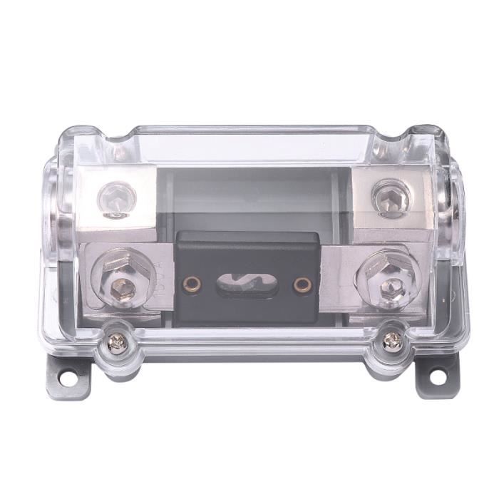 100A support de fusible pour haut-parleur de voiture couvercle transparent audio en ligne Mini ANL porte-fusible FUSIBLES