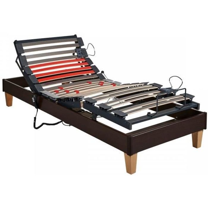 Sommier électrique Someo TPR 30 wengé 90x200