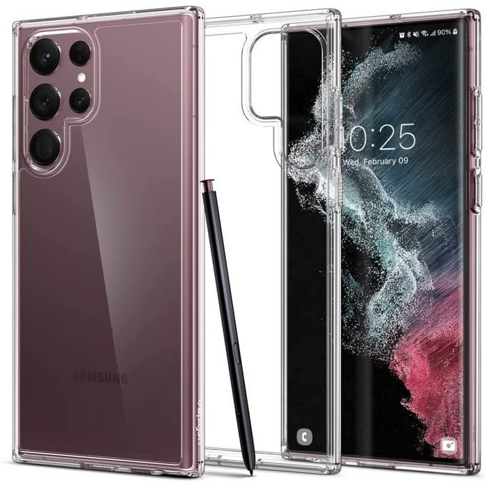 Coque Ultra Hybrid Samsung Galaxy S22 Ultra - Transparent Spigen