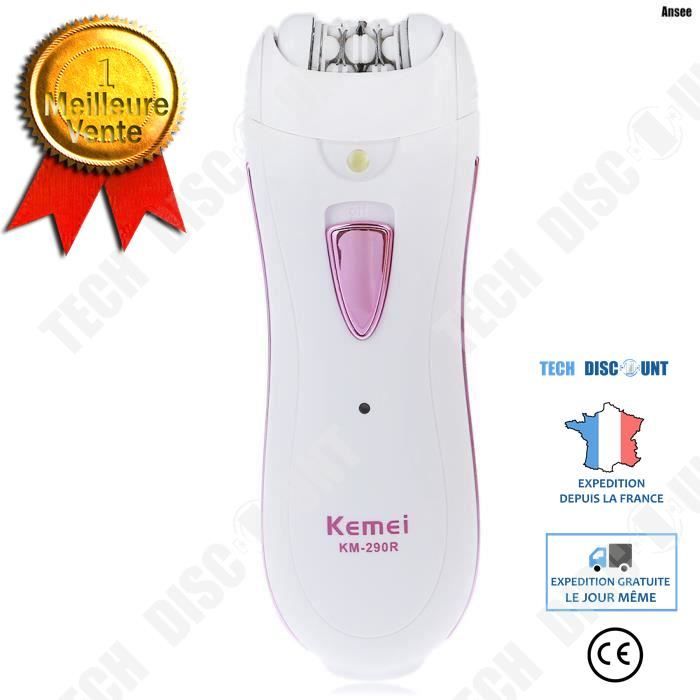 TD® Rasoir Mini Femmes rechargeable Lavable epilateur electrique pour Voyage Essentiel Epilateur Electrique Rechargeable pour Femmes