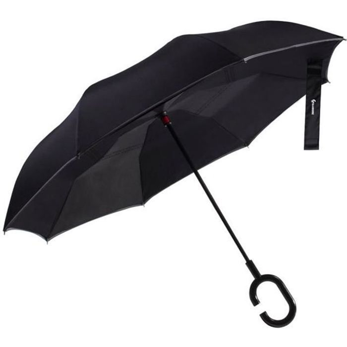 Parapluie Inversé Jooayou - Double Couche Anti-UV, Poignée En C Mains Libres - Ouverture Facile, Ne Mouille Pas L'intérieur
