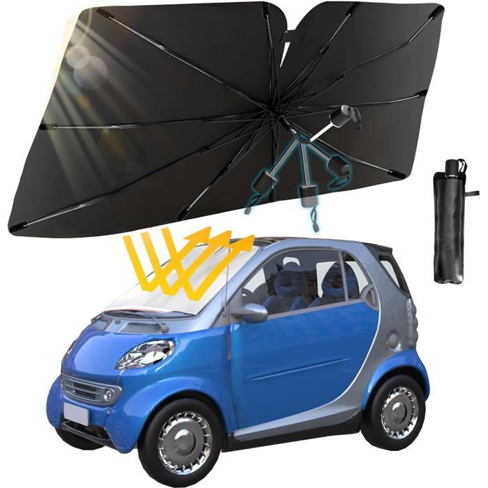 Pare-soleil Pour Pare-brise Vauxhall Mokka 2012-2016 - Parasol Anti-UV Et Chaleur - Facile à Plier Et Ranger