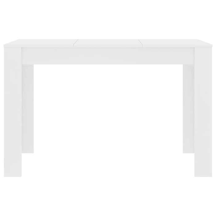 Bon marché * Table à manger - JILLS Table cuisine - Blanc 120x60x76 cm Bois dingénierie FR8081