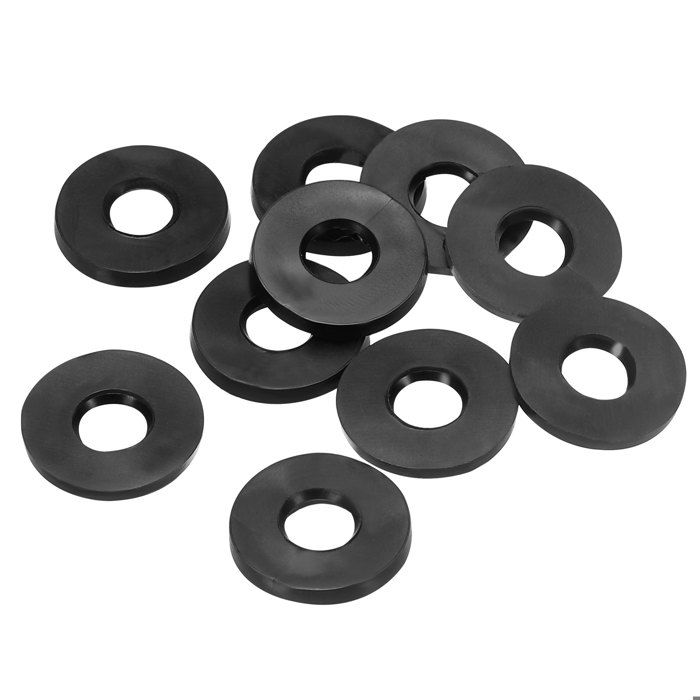 100 PCS Anneau En Caoutchouc Rondelle Connecteur De Ligne