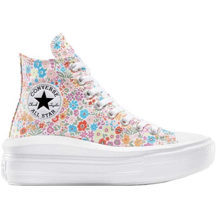 Converse Baskets Converse Chuck Taylor All Star Move Platform Mini Flowers Multicolore Mixte