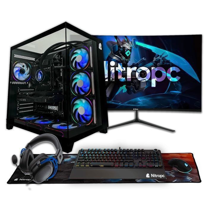 PC Gamer - NITROPC - Pack Nitro Plus - Intel i9-12900KF - RTX 5070 12Go - 32Go RAM - 1 To SSD