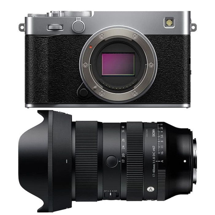 FUJIFILM X-E5 Silver + SIGMA 17-40mm f/1.8