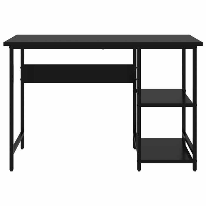 Bureau Noir CLOUD Table à écrire Pour 1 personne Noir 105x50x72 cm MDF et métal BBB28