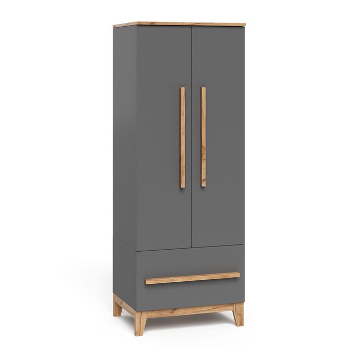Armoire pour enfants Malia 70x186.8cm Gris/Chêne Artisan Vitalispa 58335 Armoire pour enfants Malia 70x186.8cm Gris/Chêne Artisan Vitalispa 58335