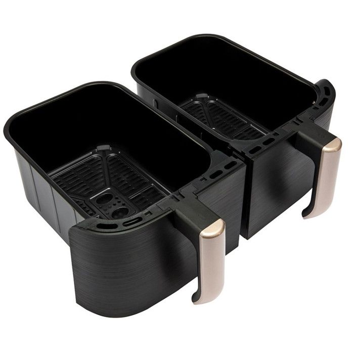 Friteuse à air chaud - RUSSELL HOBBS - 27680-56 - Double panier - 9 L - Noir